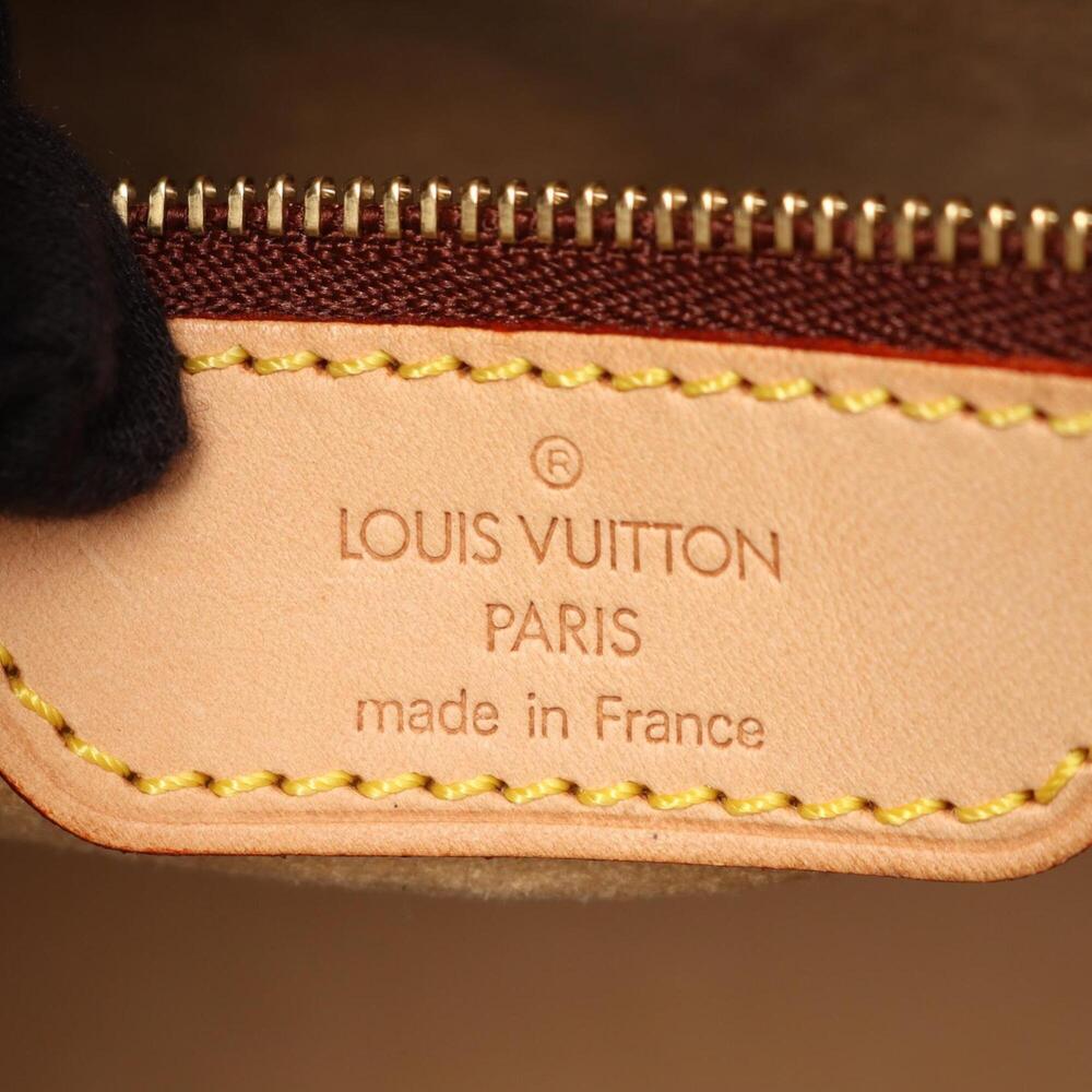 LOUIS VUITTON Authentic Brown Monogram Leather Shoulder Bag - Picture 4 of 15